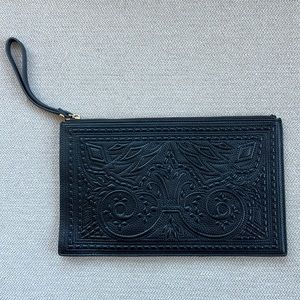 BCBG Maxazria Black Clutch Wristlet purse